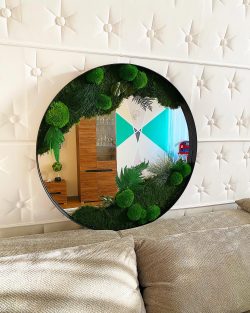 Decorative Round Mirror - Moss mirror Jungle.