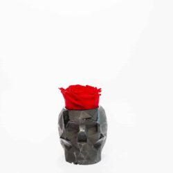 3D Concrete Vase with Rose