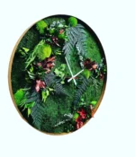 Wall Clock with Moss and Plants – Jungle - Image 2