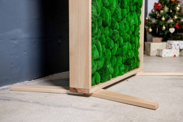 Mobile Wooden and Moss Partitions | Moss Room Divider - Image 3