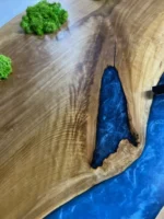 Wooden Watch with Iceland Moss and Epoxy - Image 5