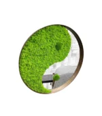 Moss Mirror Yin-Yang with Reindeer Moss and Ball Moss - Image 2