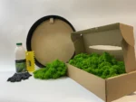 Ekomoss Round DIY Moss Picture Set – Reindeer Moss - Image 2