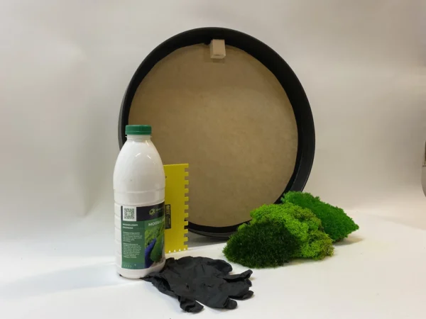 DIY Round Moss Art Kit – Mixed Moss Set - Image 4