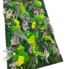 Rectangular moss wall panel with preserved ferns, eucalyptus leaves, and vibrant green cushion moss.