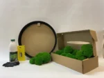 Round DIY Moss Picture Kit – Balled Moss - Image 4
