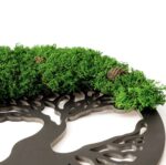 Moss Wall Art: Tree with Cones and Iceland Moss | Moss Tree - Image 2