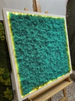 Moss Wall Art with Reindeer Moss and LED Lighting - Image 11