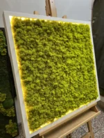 Moss Wall Art with Reindeer Moss and LED Lighting - Image 6