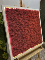 Moss Wall Art with Reindeer Moss and LED Lighting - Image 9