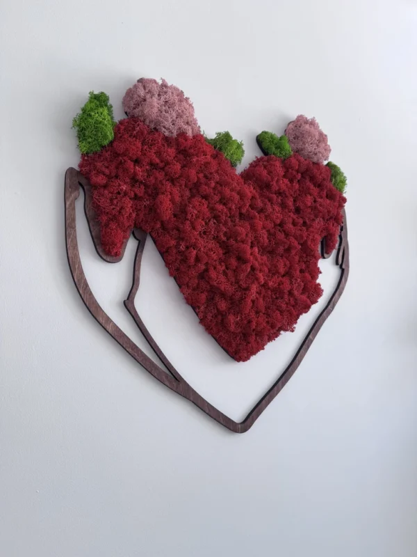 Moss Heart Picture – Embrace of Nature - Image 9