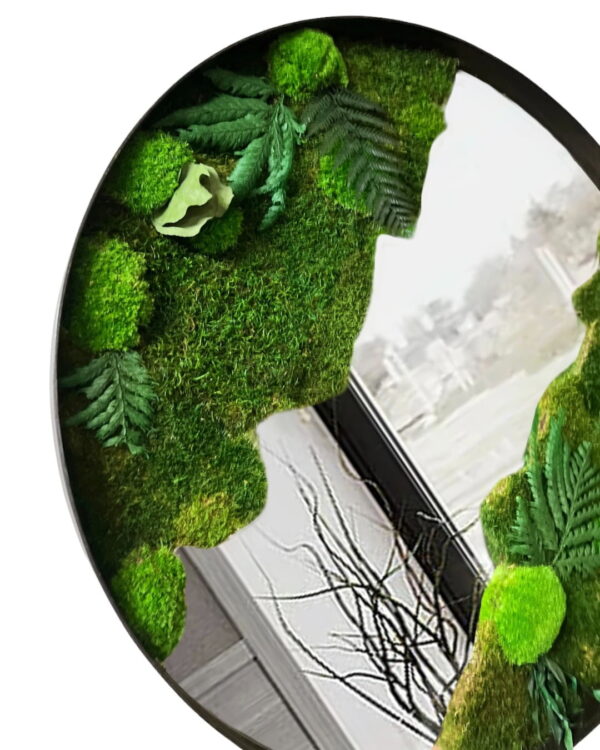 Jungle Moss and Plant Frame Mirror - Image 2