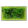 mapa-sveta-s-podsvietenim_05_03_2024.webp Textured world map art made of vibrant green moss, framed, against a lighter green moss background.