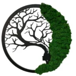 Moss Picture Tree of Life: Moss Dryad with Lighting