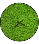 Round wall clock with Iceland moss - Image 7