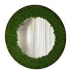 Round Mirror with Iceland Moss – Nature Edition