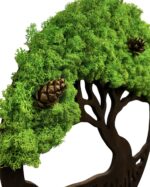 Moss Tree with Iceland Moss. Tree of Life - Image 2