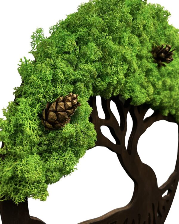 Moss Tree with Iceland Moss. Tree of Life - Image 2