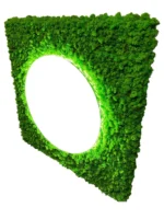 Backlit Bathroom Mirror with Moss - Image 3
