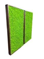 Mobile Wooden and Moss Partitions | Moss Room Divider - Image 7