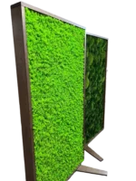 Mobile Wooden and Moss Partitions | Moss Room Divider - Image 8