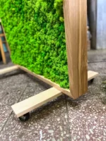 Mobile Wooden and Moss Partitions | Moss Room Divider - Image 9
