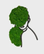 Women’s Portrait with Moss – The Hidden Beauty