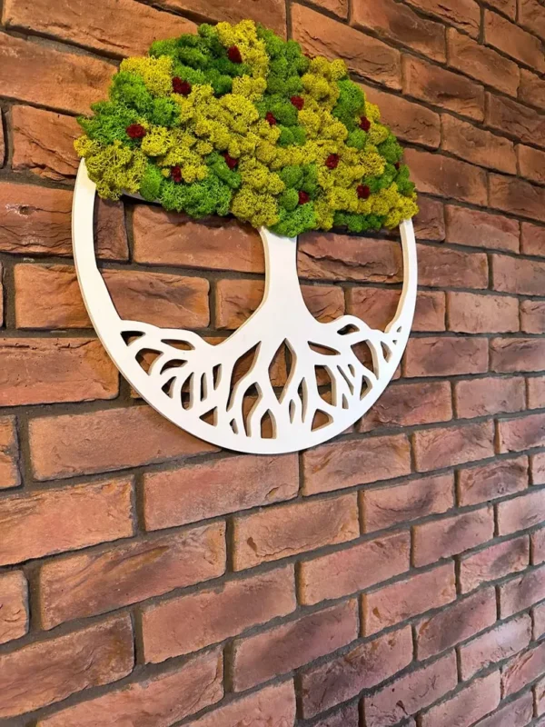 Moss Tree Natural Tree of Life Decor - Image 2