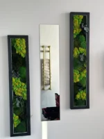 Moss Picture Set and Mirror