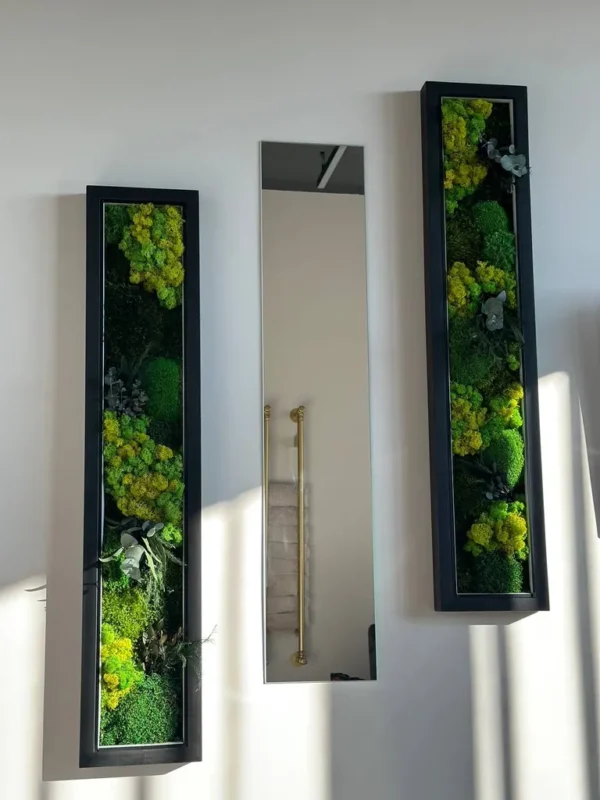 Moss Picture Set and Mirror - Image 6