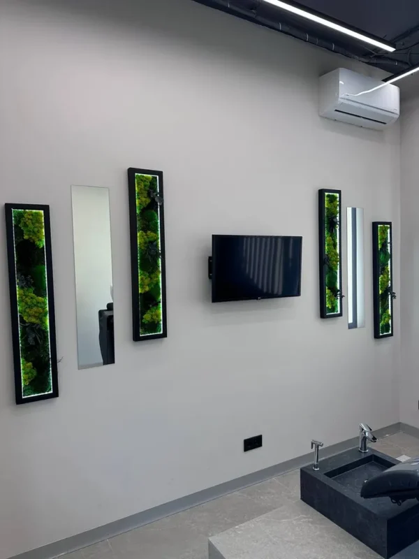 Moss Picture Set and Mirror - Image 5