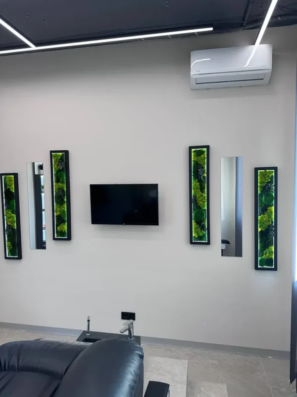 Moss Picture Set and Mirror - Image 4