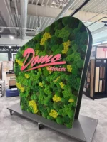 Mobile Wooden and Moss Partitions | Moss Room Divider - Image 5