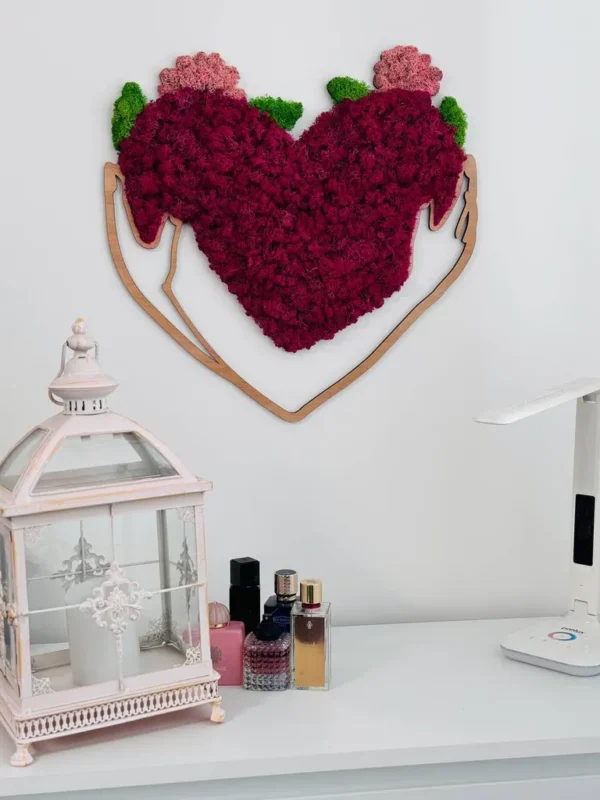 Moss Heart Picture – Embrace of Nature - Image 4