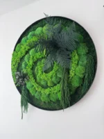 Moss Wall Art – Natural Vortex - Image 2