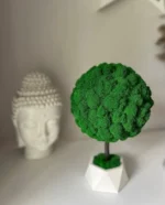 Decorative Tree with Moss and Natural Wood - Image 3