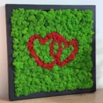 Moss Heart – Romantic Moss Wall Art
