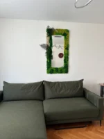 Moss Mirror with Iceland Moss and Plants - Image 5