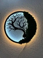 Moss Picture Tree of Life: Moss Dryad with Lighting - Image 2