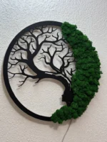 Moss Picture Tree of Life: Moss Dryad with Lighting - Image 3