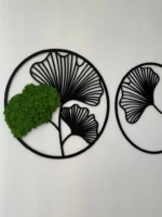 Moss Wall Art Ginkgo Leaf – 3-Piece Wall Decor Set - Image 3
