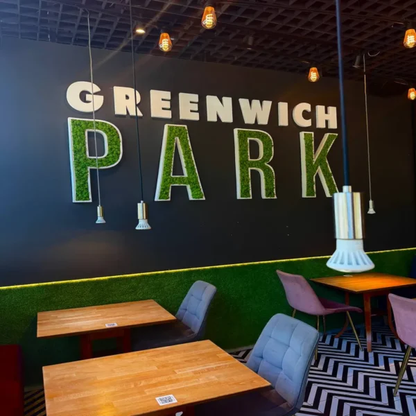 Wooden Logo with Moss - Image 3