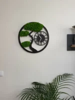 Eco Clock Tree with Iceland Moss - Image 5