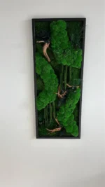 Moss Picture “Ball Moss Jungle Cascade” – Driftwood Edition