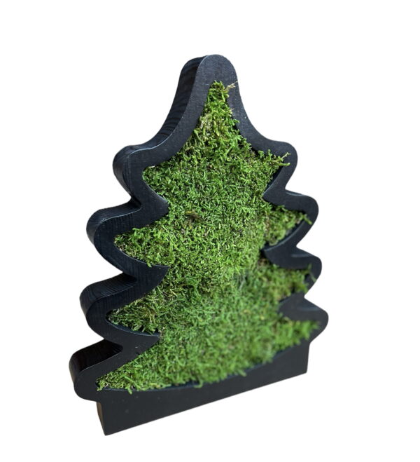 Decorative Christmas Tree with Reindeer Moss and Flat Moss - Image 8
