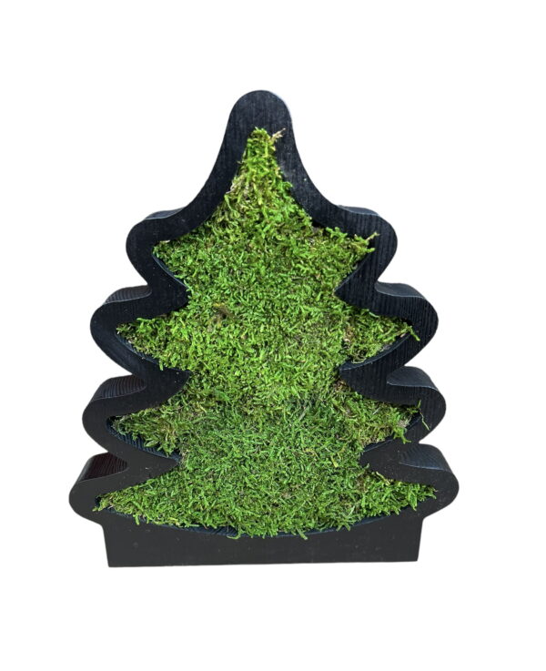 Decorative Christmas Tree with Reindeer Moss and Flat Moss - Image 5