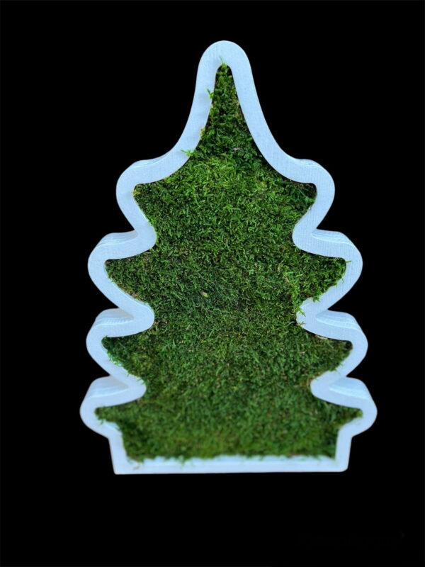 Decorative Christmas Tree with Reindeer Moss and Flat Moss - Image 6