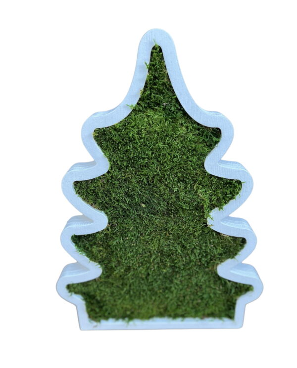 Decorative Christmas Tree with Reindeer Moss and Flat Moss - Image 9