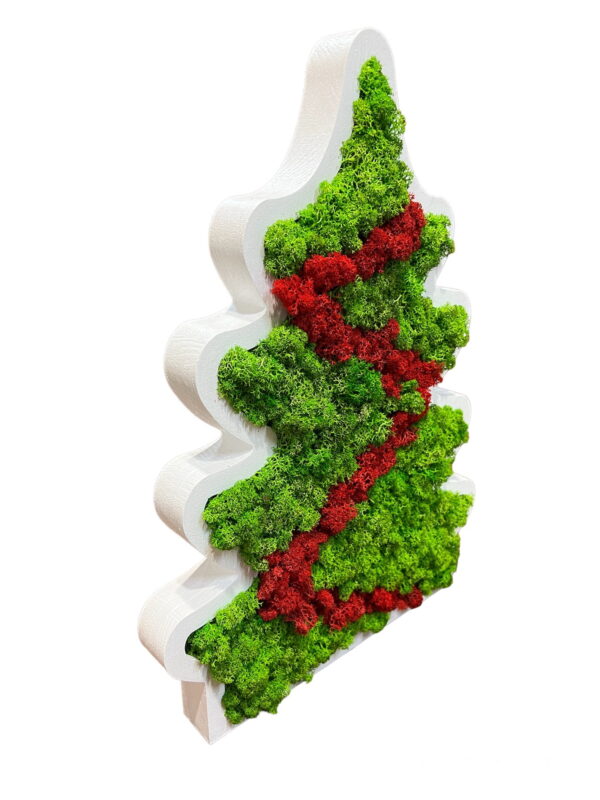 Decorative Christmas Tree with Reindeer Moss and Flat Moss - Image 17