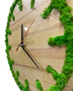 Round Wooden Watch with Iceland Moss Classic - Image 6